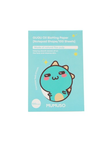 Papier Matifiant GUGU - 100 Feuilles Format Bloc-notes