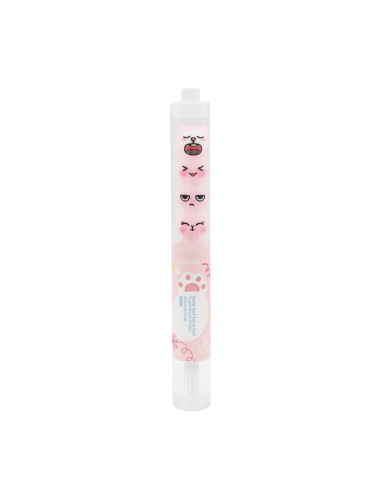 Brosse à Dents Chat Extra-Souple Rose