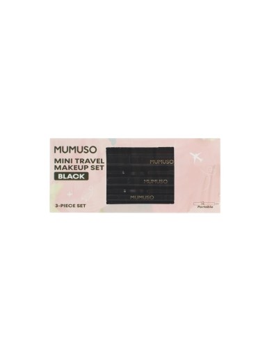 Kit de Maquillage de Voyage Noir